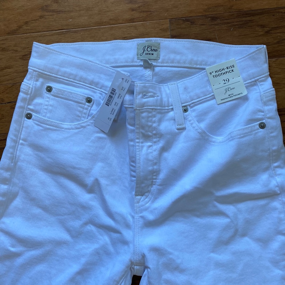 NWT J Crew high rise toothpick skinny jeans